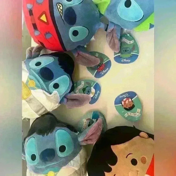 Squishmellow Lot of 5- LILO and STITCH NEW WITH TAGS - Picture 2 of 2